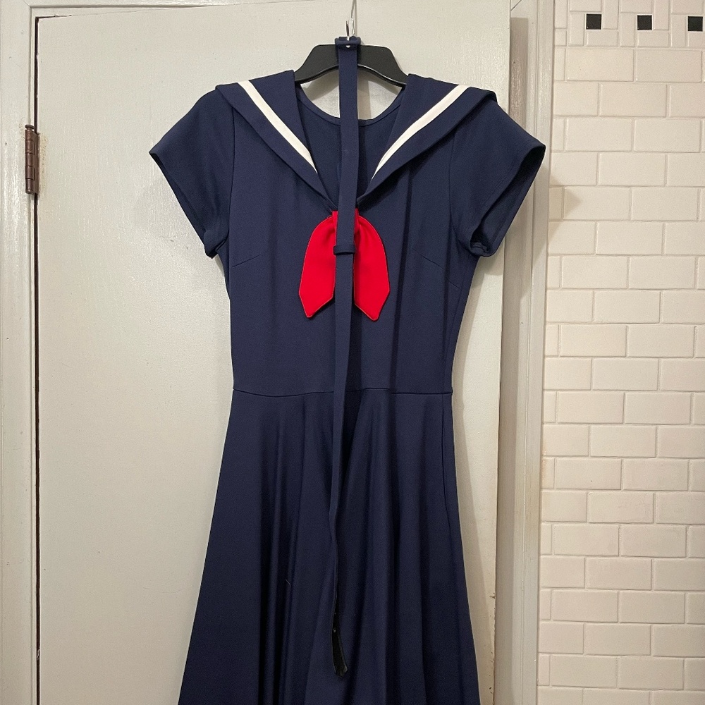GHOSTBUSTERS™ STAY PUFT VINTAGE SAILOR SWING DRESS